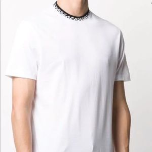 Versace men’s logo neck t shirt